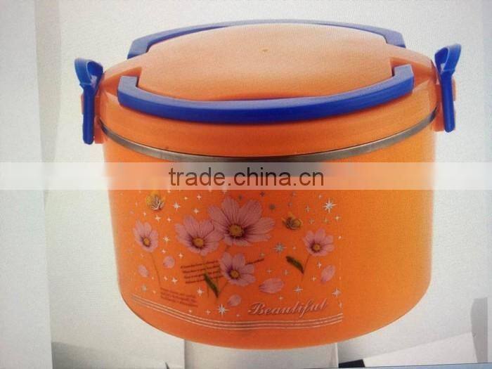 2845 plastic stainless steel insulated casserole pot