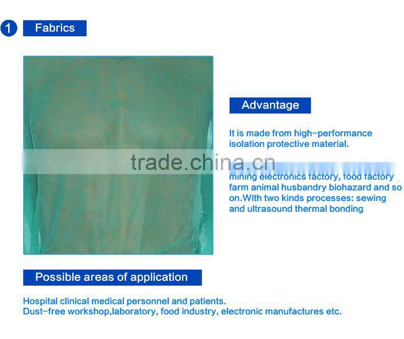 sms white coverall waterproof disposable coverall