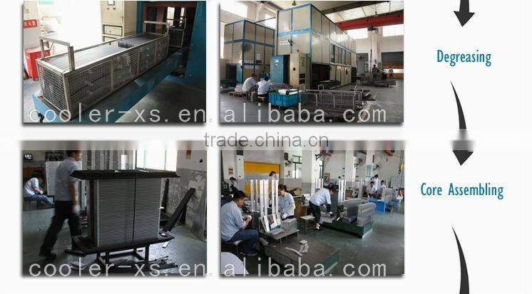 bar and plate aluminum air cooler for piston compressor