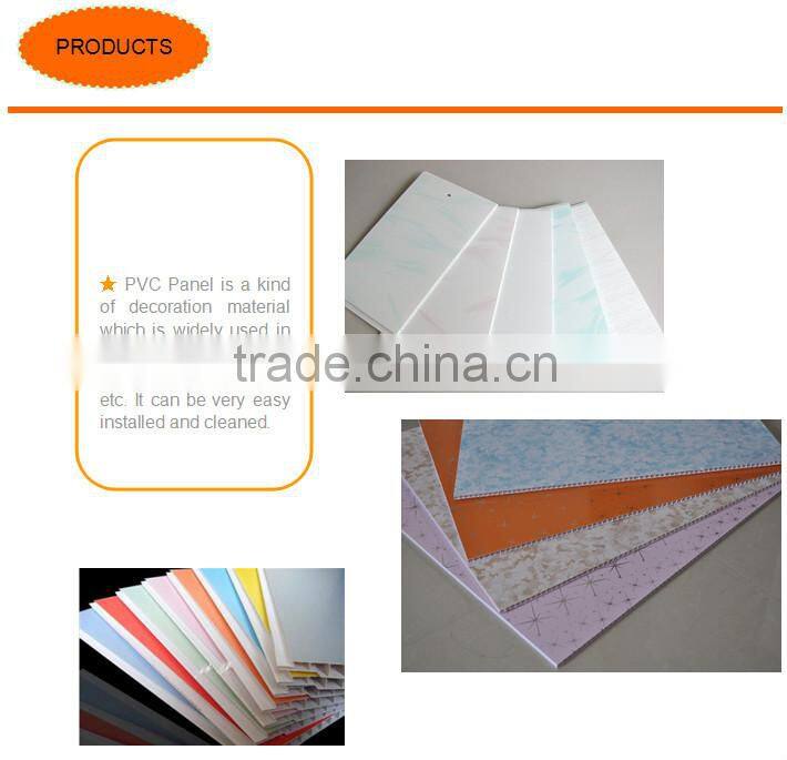 Gray and white marble design pvc ceiling board