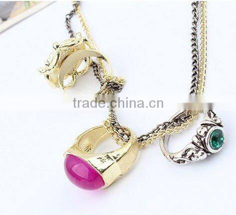 rings necklace