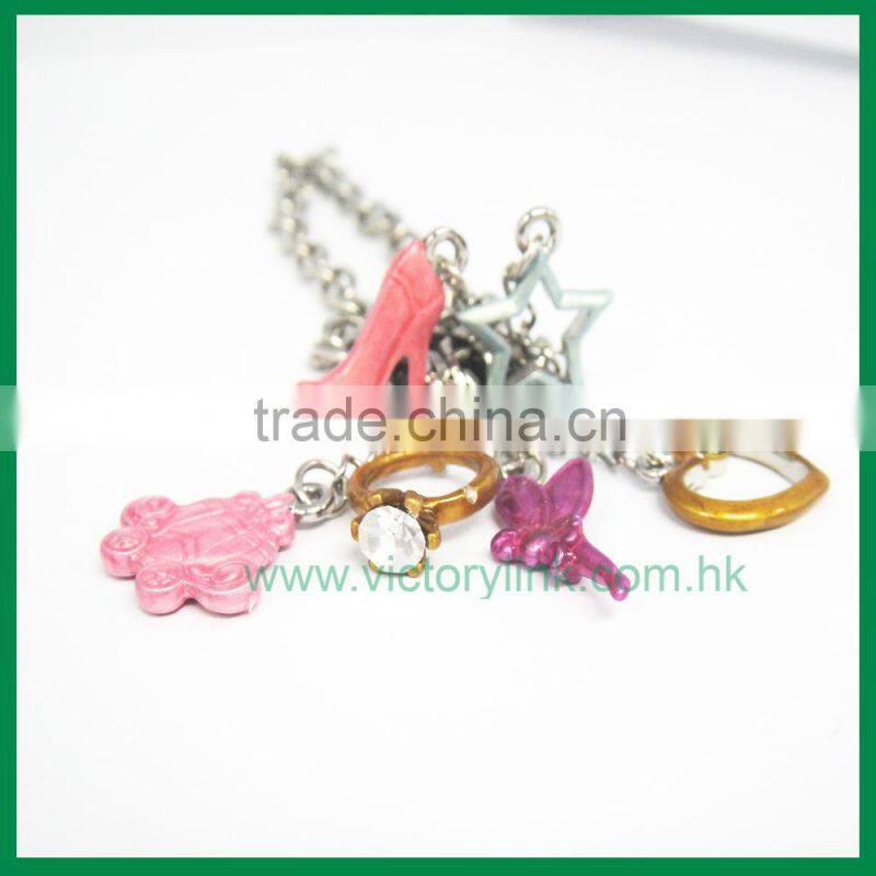 Feminine Zinc Alloy Charms Metal Braceles