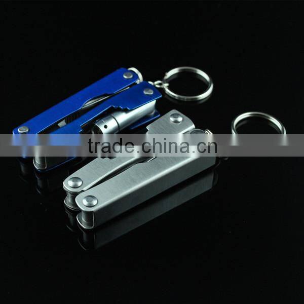 6.5cm Small Stainless Steel Outdoor Pliers with LED Light