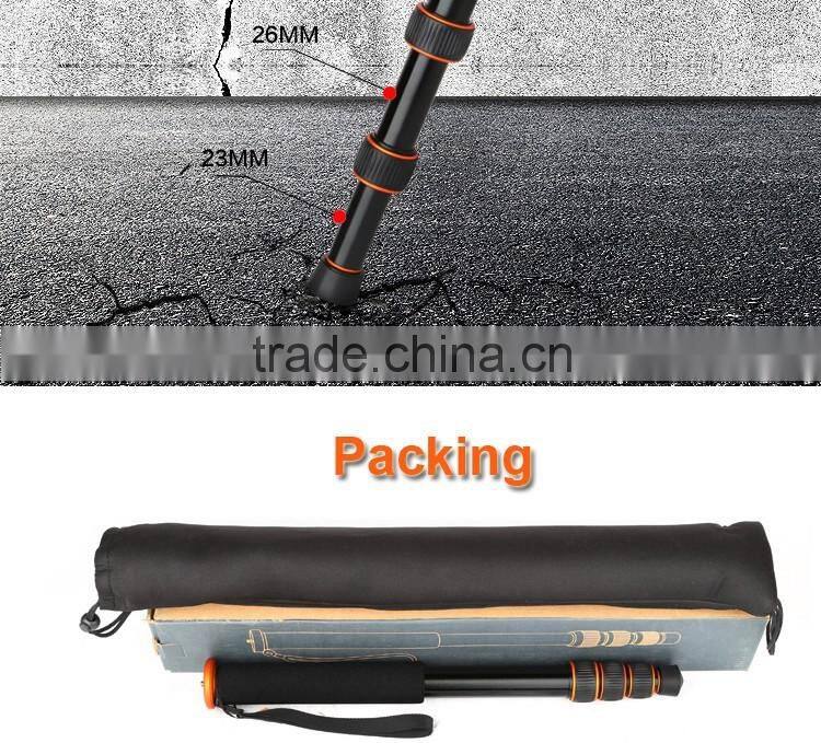 Portable Monopod Camera Aluminum Monopod Alpenstock L-401