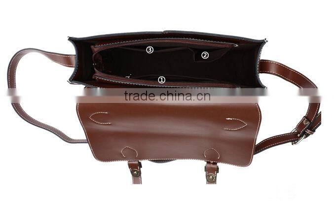 British style retro bag satchel bag lastest school bag