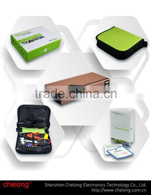 AC12V 14000mAh multifunction up to 3000 charge cycles multi function jump starter