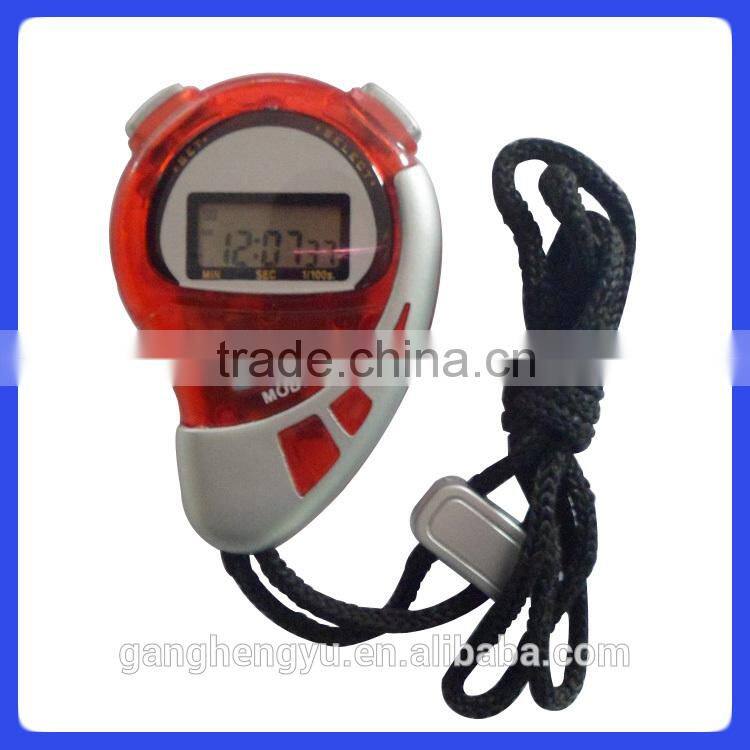 Hang a rope of electronic digital mini stopwatch