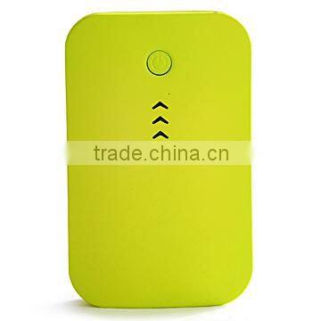 8400mAh colorful dual USB output mobile power stations with torch