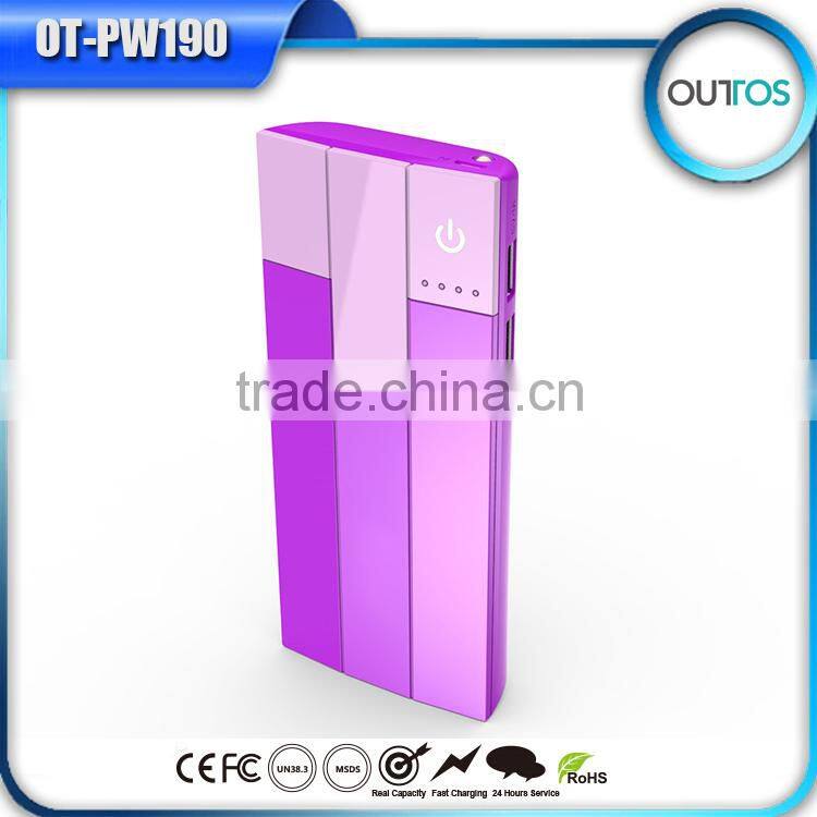 new arrival 10000mah best mobile charger battery bank flash light