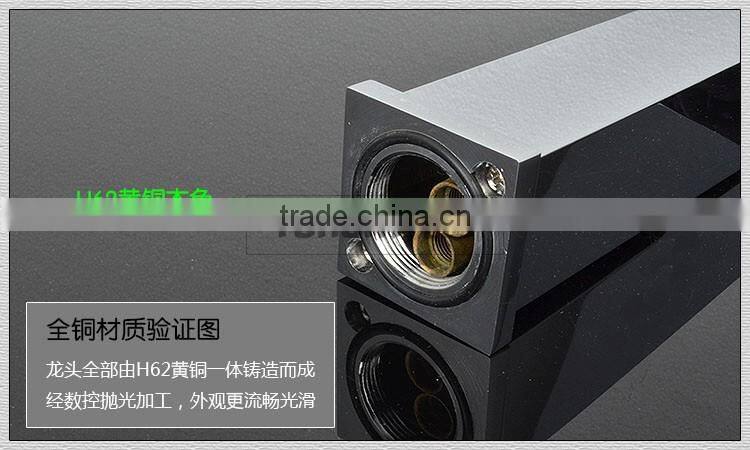 Dual handle Dual hole Gold Shower faucet