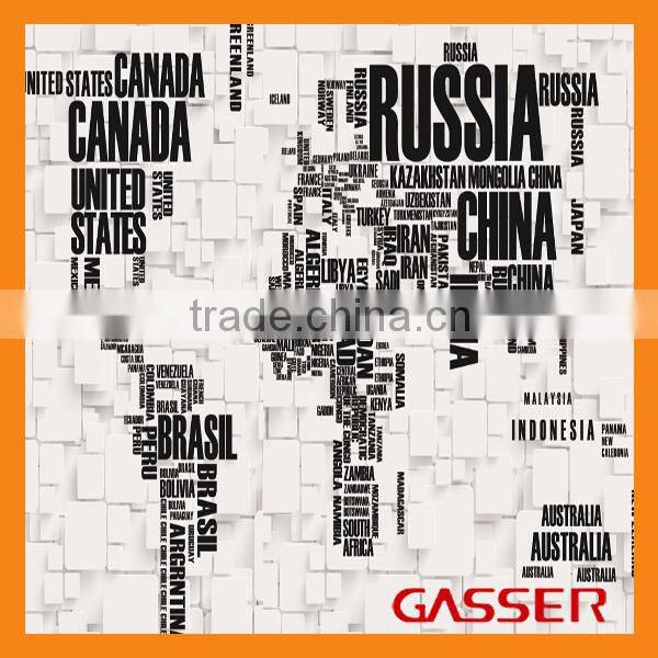 modern design thick pvc wallpaper with deep pattern