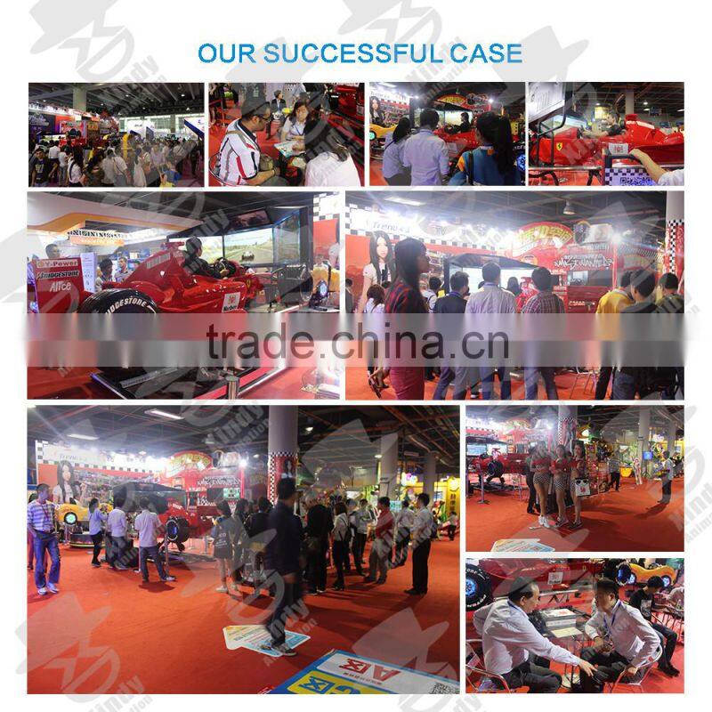 Popular arcade racing car game machine coin operated F1 car racing simulator for sale