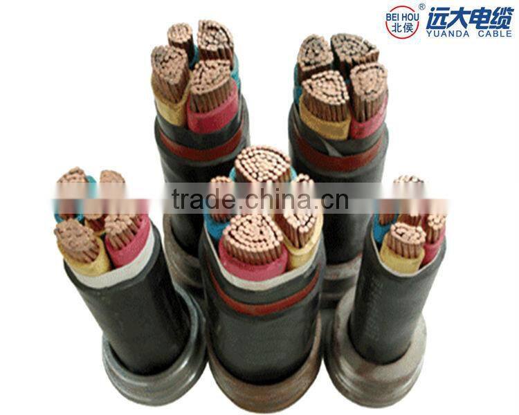 Copper conductor XLPE insulated steel tape armored and PVC sheathed power cable