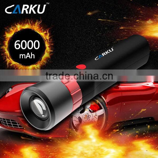 6000mAh torch car battery jump starter power bank E-power L001A