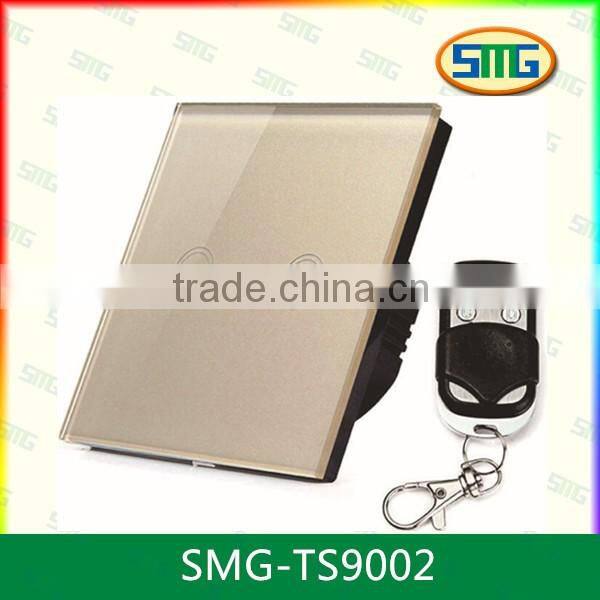 SMG-TS9002 High Quality Smart Home Touch Screen Light Switch Wall Switch
