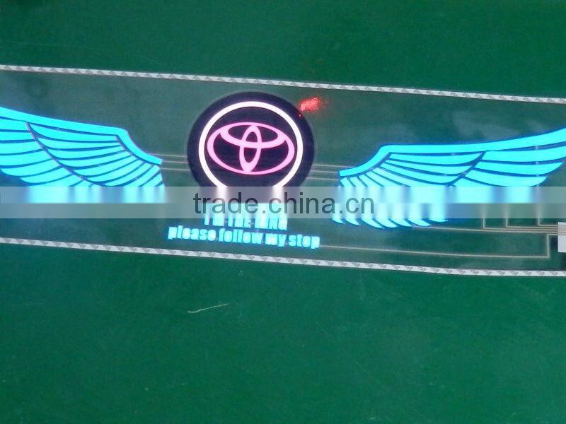 2014 newest design EL Car Sticker