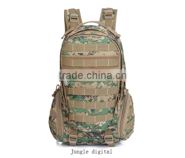 600D waterproof camouflage camping hiking military backpack