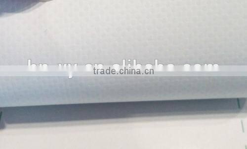800g PVC flex banner hot laminated & coated white/black/white PVC material
