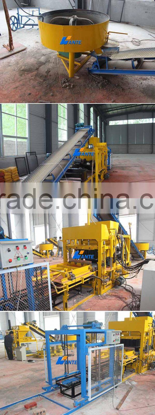 Cheap price QT4-25 Automatic stationary cement brick making machine