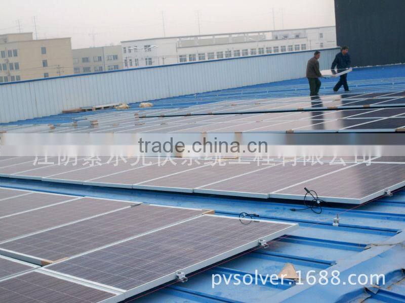 solar roof mounting system in Solar Energy System metal panel clip