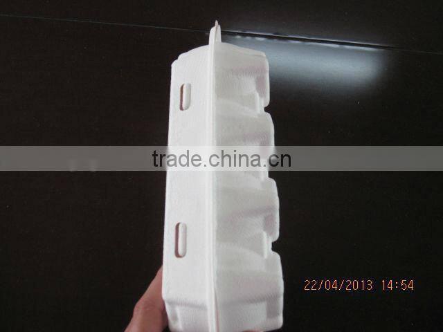 10 Eggs Sugarcane Fiber Moulded Pulp Chicken Egg Tray