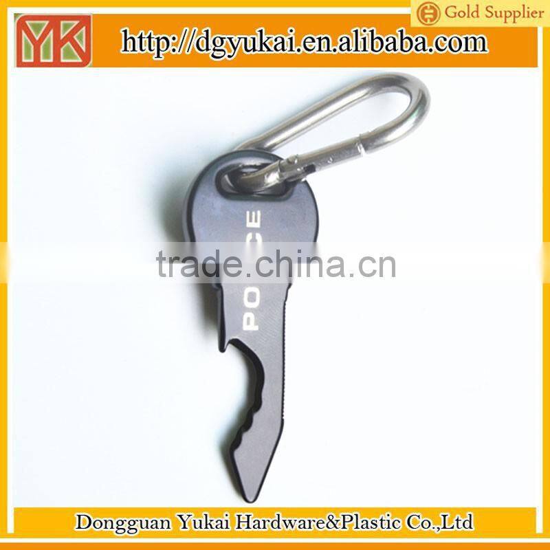 Yukai Durable bottle opener keychain tool with screwdriver