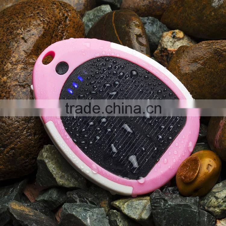 Waterproof solar power bank with real capacity
