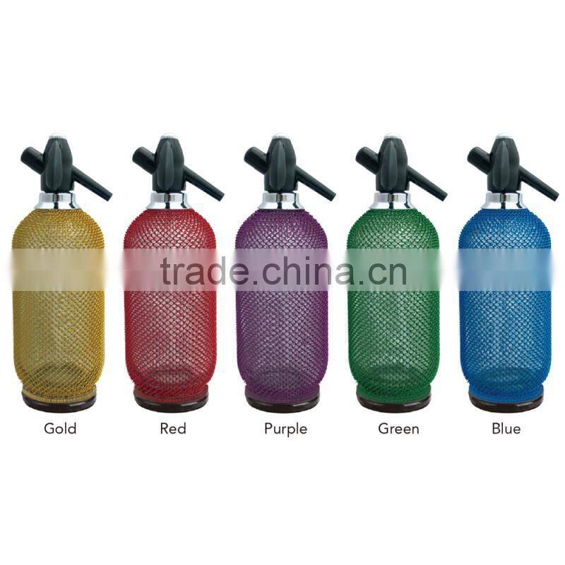 Lovin Silver Glass Mesh Soda Siphon