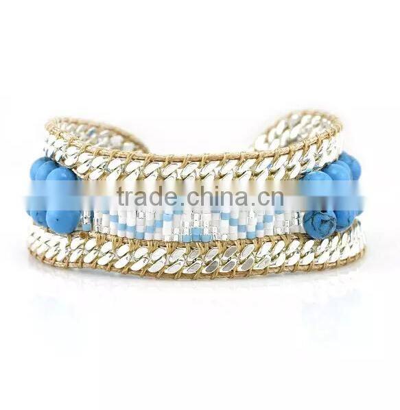 In stock low MOQ Bangle Jewelry Colorful Opal stones Jeweled lady bangles