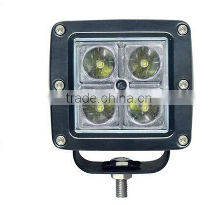 Waterproof auto led work light 10w 12w 15w 18w 20w 24w 27w 36w 51W led work light for tuning car super bright led driving light