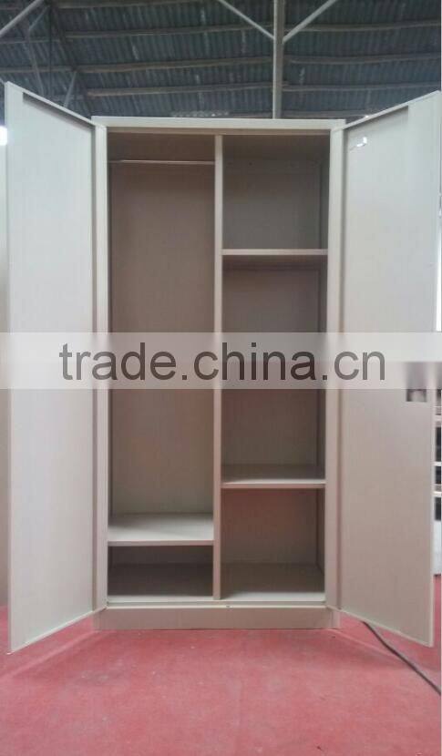 modern knock down structure inner drawer wardrobe