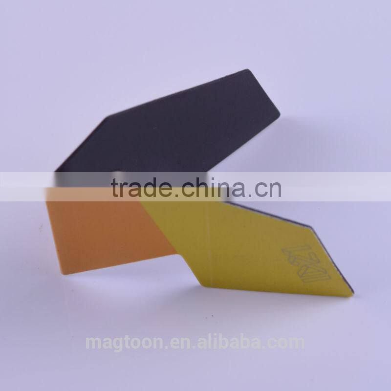 Hot promotional magnetic paper folding bookmark paper bookmarks to decorate paper unique bookmarks