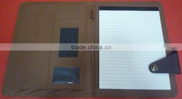 Manager Folder with Button Closure