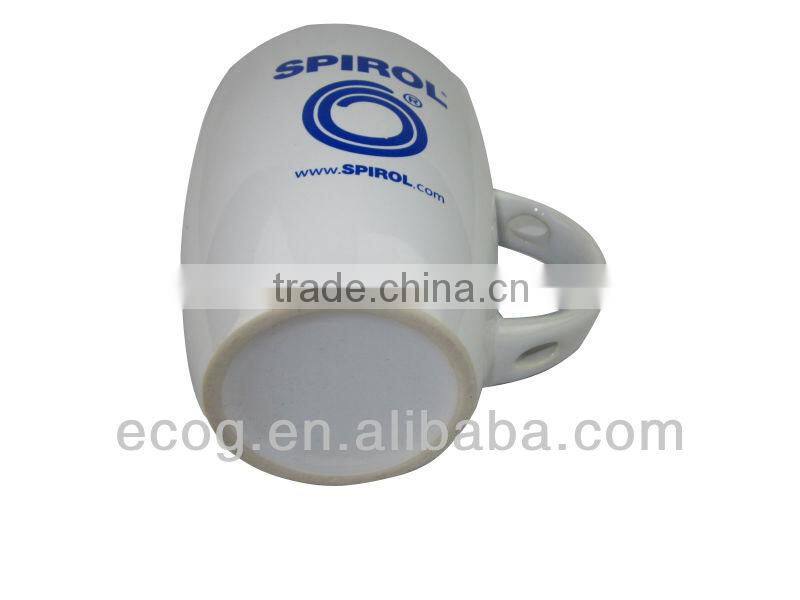 Wholesale cheap promotional white ceramic mug