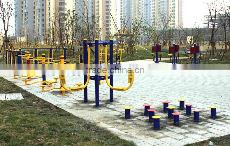 Body building park steel outdoor fitness equipment