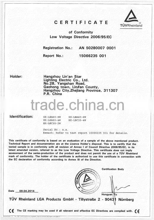 360 degree vintaged CE ROHS 2W 4W globe G95 led bulb 2700K 2 years warranty