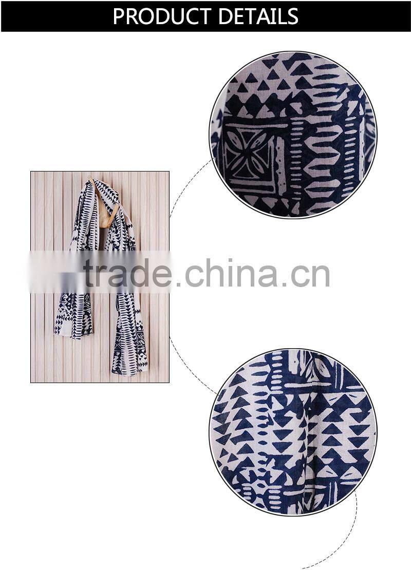 Fashionable warm winter silk scarf for men