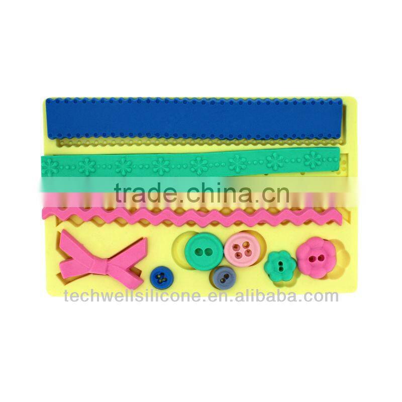 FD-001 cake decoration tool silicone deer fondant silicone mould