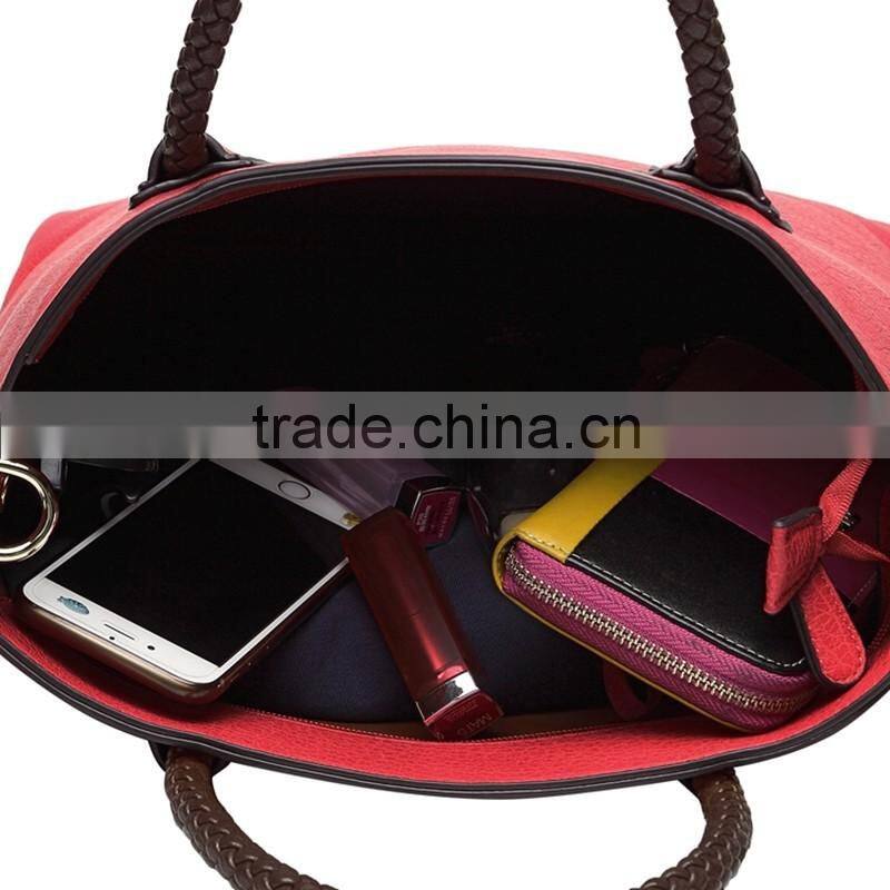 Hot fashion ladies bucket bag alibaba China cheap PU leather shoulder bag