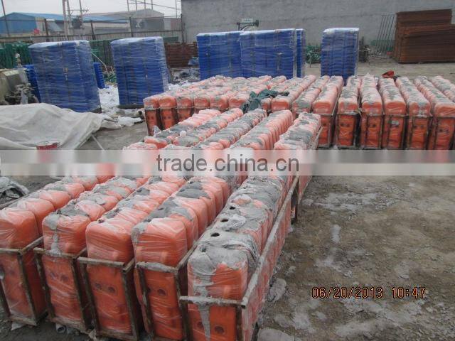 plastic temporary fence feet/plastic portable fence feet