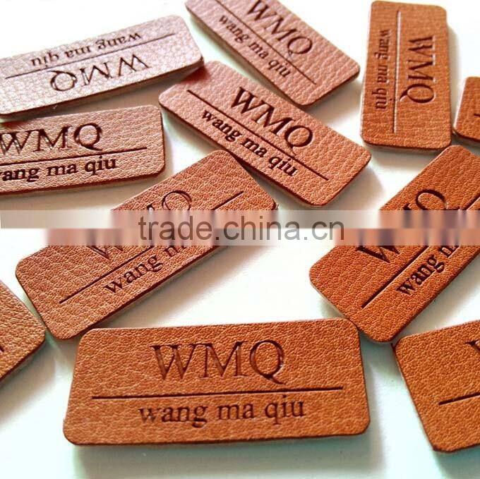 Custom Embossed Leather Label for Jeans