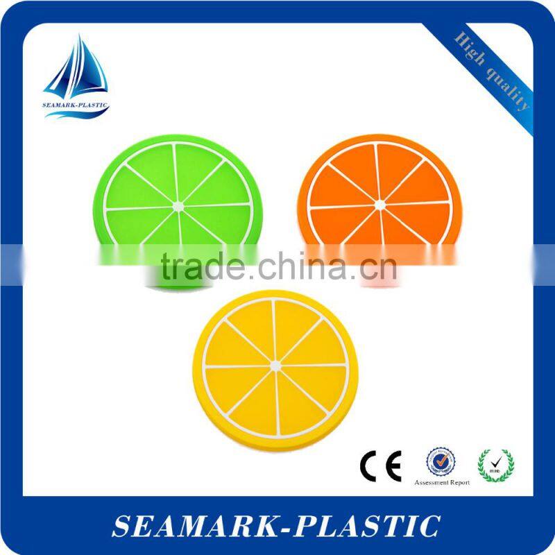 2016 promotional hotel silicone recycled rubber coasters