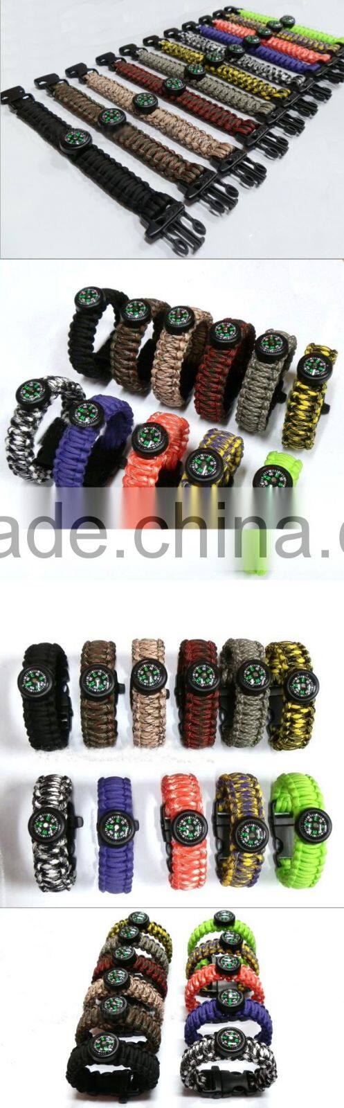 China supplier Yiwu jewerly 550 paracord bracelet for men and women