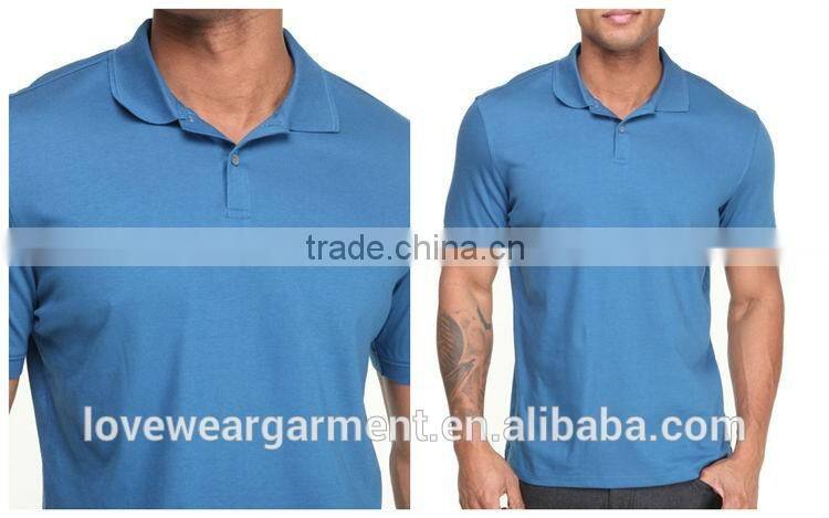 Shot sleeve 2 buttons t shirt polo solid color