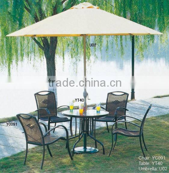 garden outdoor furniture elegant beautiful leisure beach stackable chairs wodden set YC201 YT50 U08