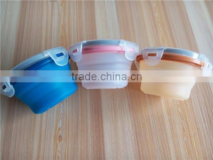 100% food grade Silicone Collapsible storage container/Fresh Box