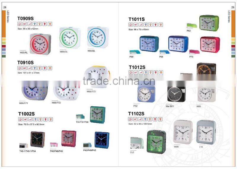 LED light snooze crescendo Beep sound table alarm clock