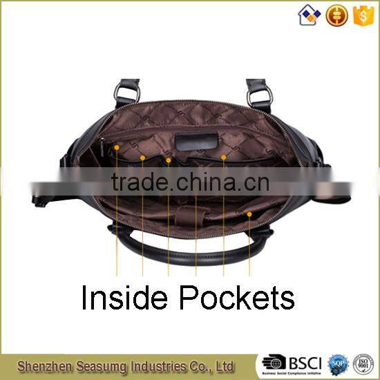 High Quality PU Travel Tote Bag for Men