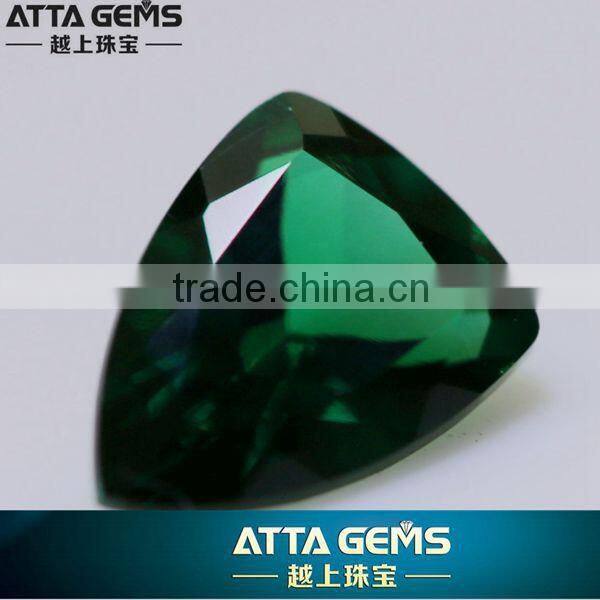 Trillion cut and the lowest price of lab created emeralds