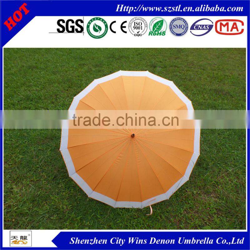 High quality straight elegant wooden umbrella,fashion wooden automatic umbrella from China suppliers,wooden handle umbrella